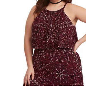 Torrid Paisley Jersey Maxi Dress Size 3X 22/24